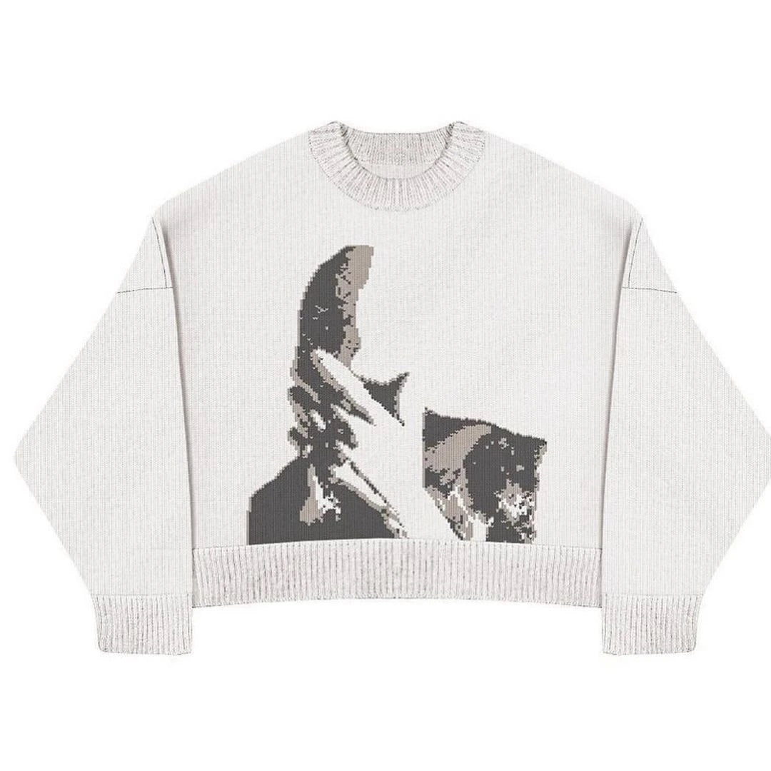 'NO DOUBT' KNITTED SWEATER