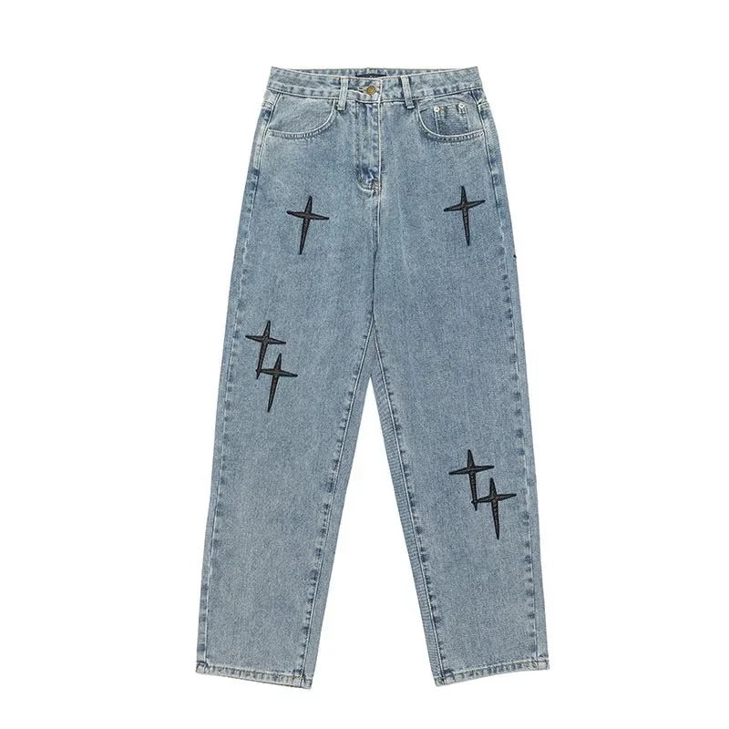 'CROSSFADE' WASHED JEANS