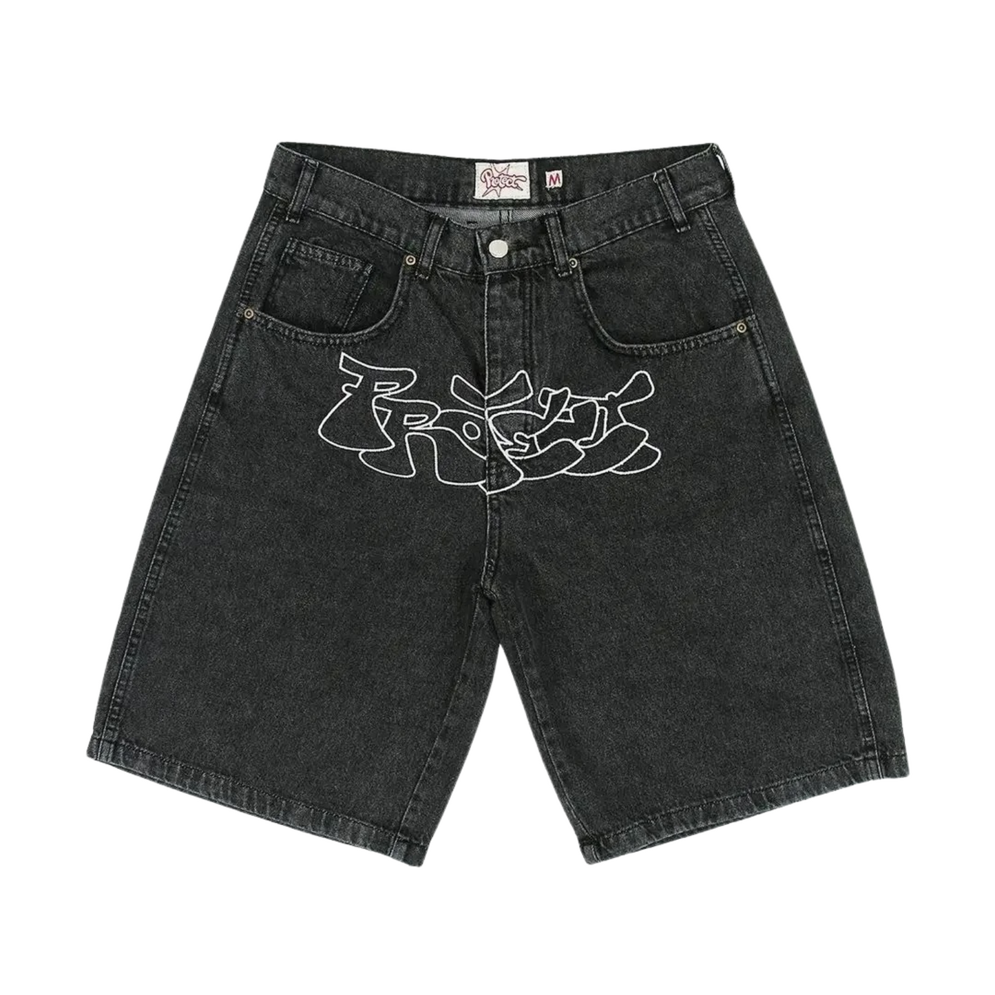 'FROSTY' GRAPHIC JORTS