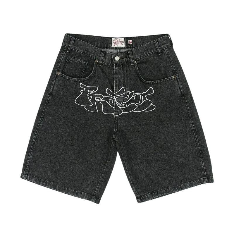 'FROSTY' GRAPHIC JORTS