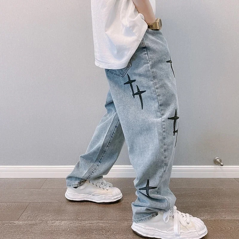 'CROSSFADE' WASHED JEANS