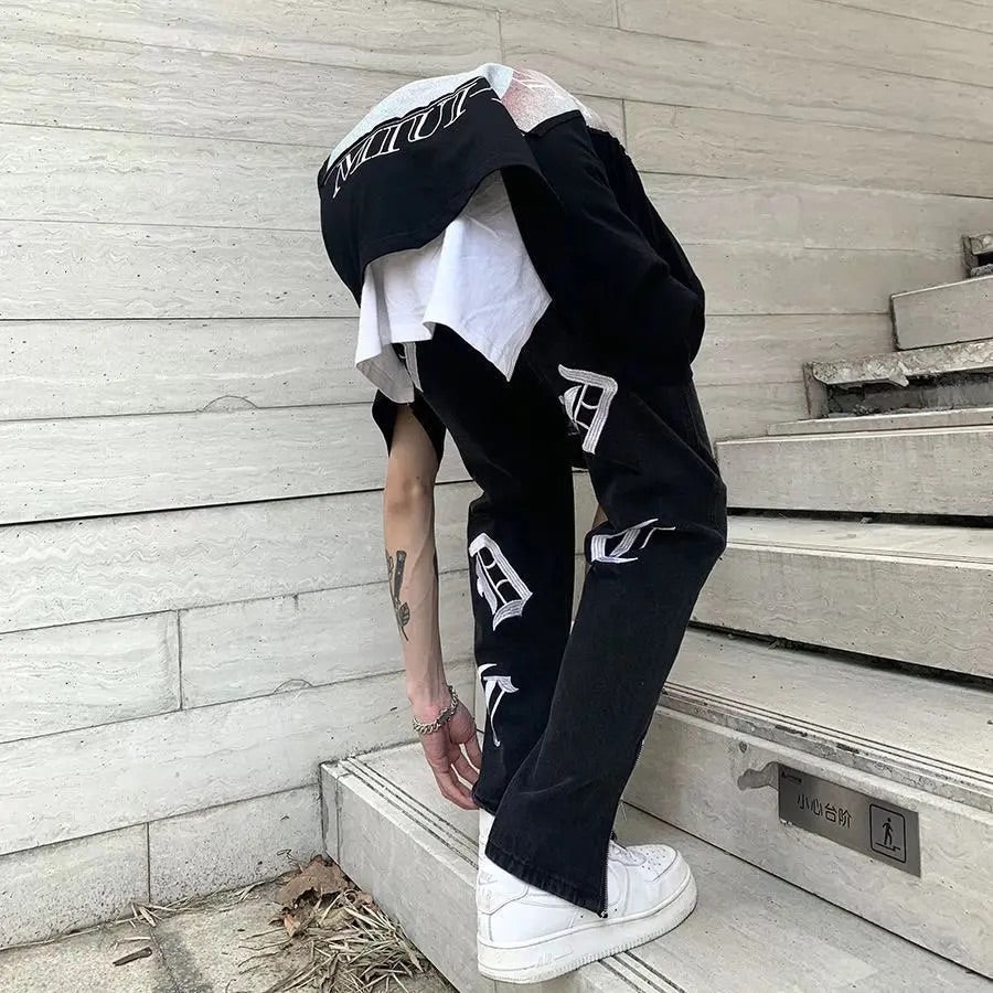 'LEGACY' EMBROIDERED JEANS