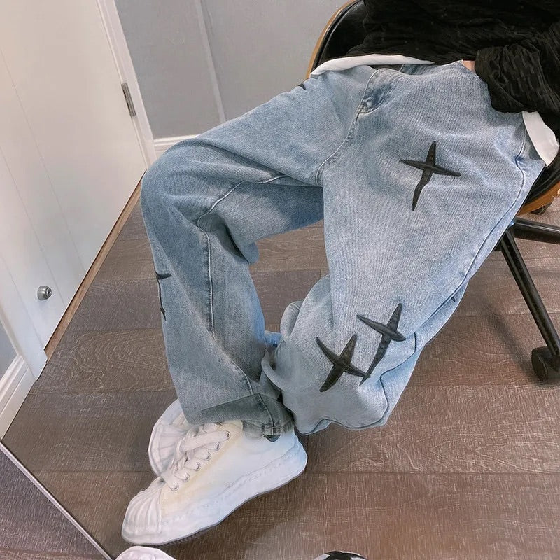 'CROSSFADE' WASHED JEANS